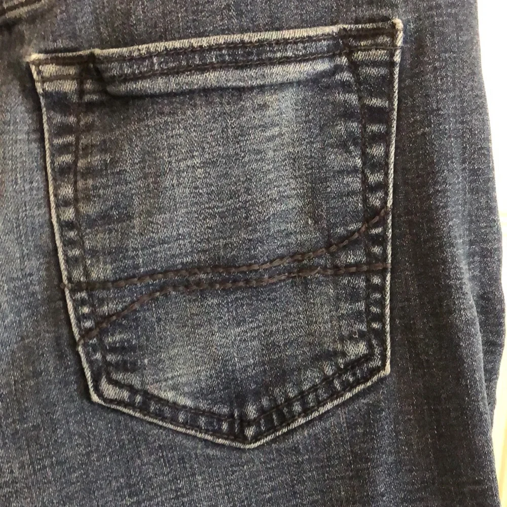 Hollister Men's Denim Jogger Pants Blue Jeans Drawstring Cuffed Size S
